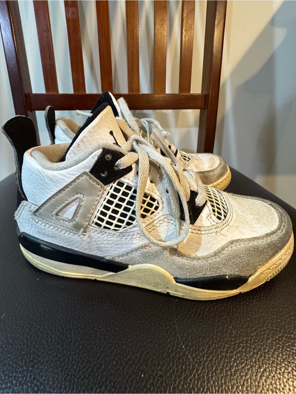 Nike Kids White and Black Sneakers